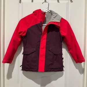 REI pink and purple jacket
